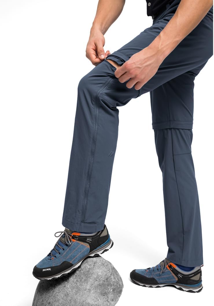 Maier Sports Herren Outdoor Hose T-Zipp Tajo Tajo 23 Graphite, 23 Graphite