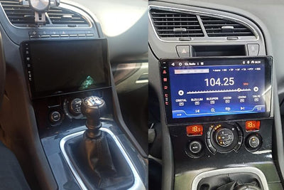 9 Zoll Android 12 Autoradio 2 Din Radio Stereo Für Peugeot 3008 (2013-2015) Mit GPS Navigation Free