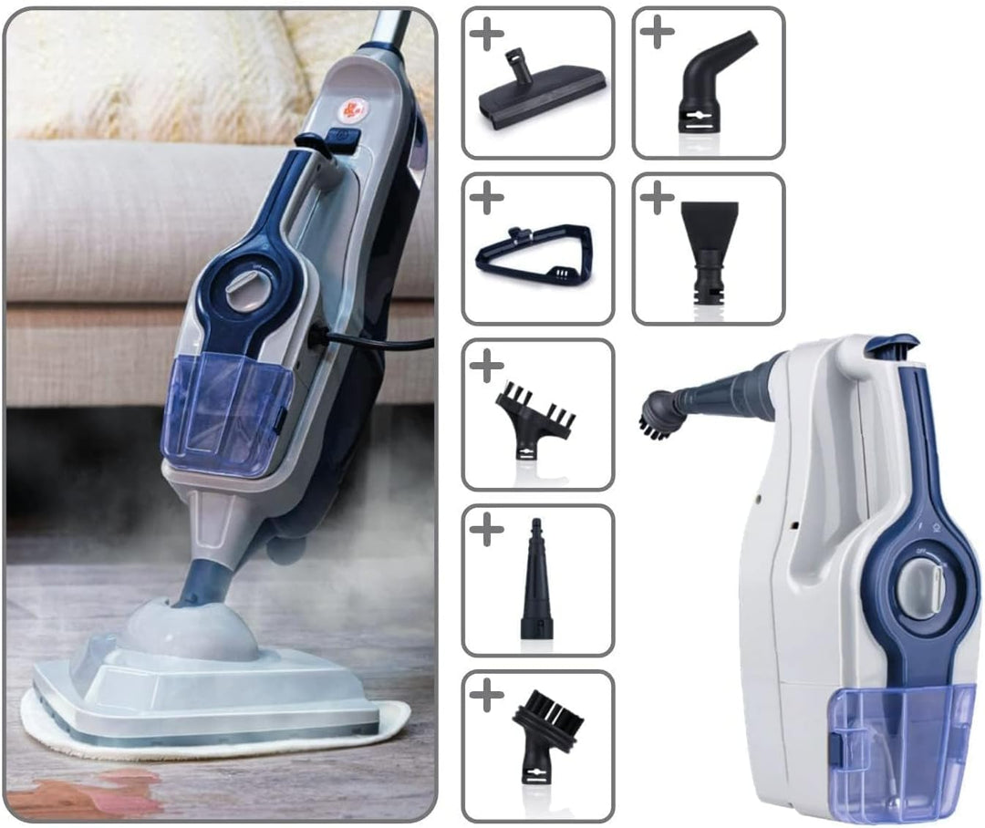 Dirt Devil Dampfreiniger DD7003-2-in-1 Handdampfreiniger und Bodenreiniger - Bodenwischer 1600W - in