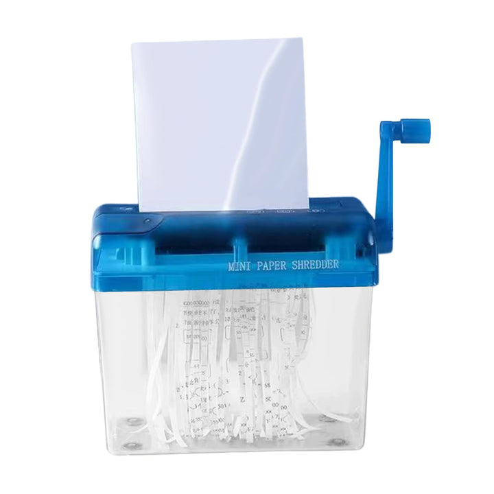 Hand Aktenvernichter - Tragbarer Handkurbel Papier Schneider Schredder | Persönliches Schneidewerkze