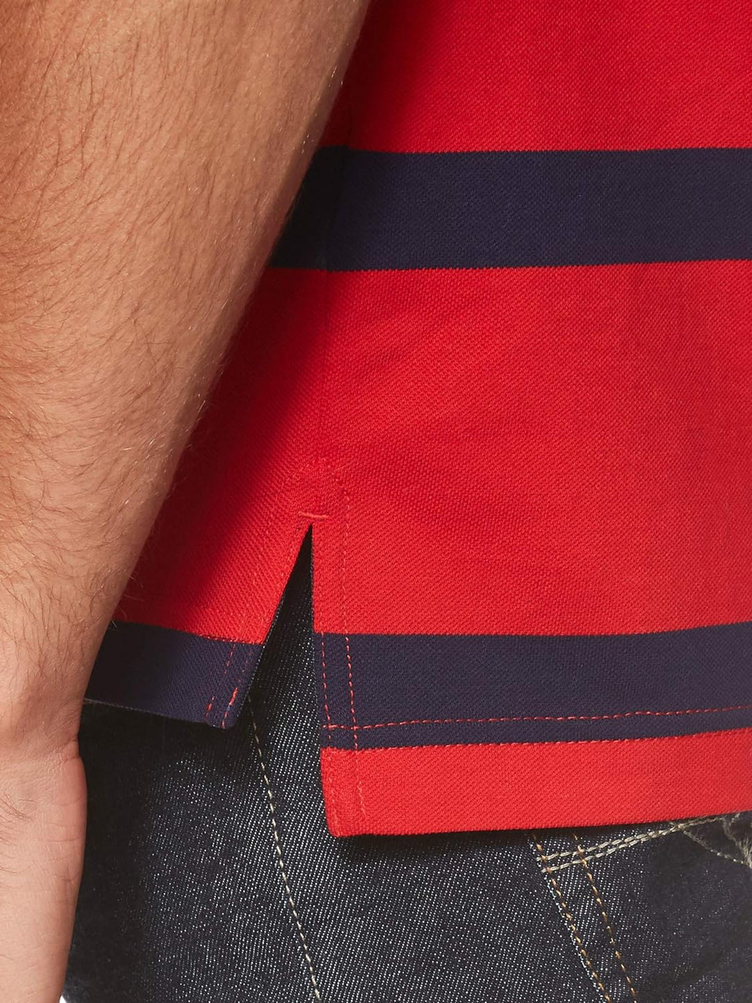 Tommy Hilfiger Herren Poloshirt Regular Fit Kurzarm rot (74) S