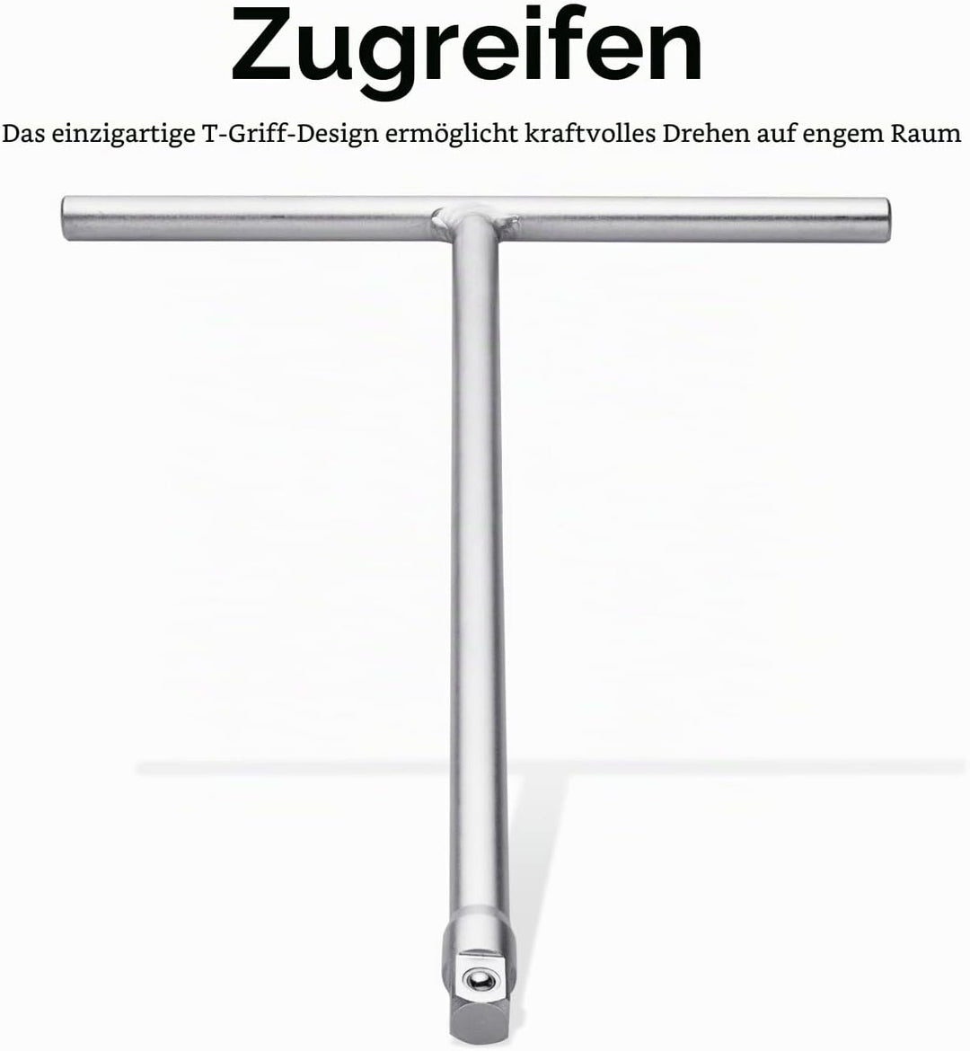 Neiko ¨ 01135A 3/8-Zoll-T-Griff-Schraubenschlüssel mit langer Reichweite | Chrom-Vanadium-Stahl