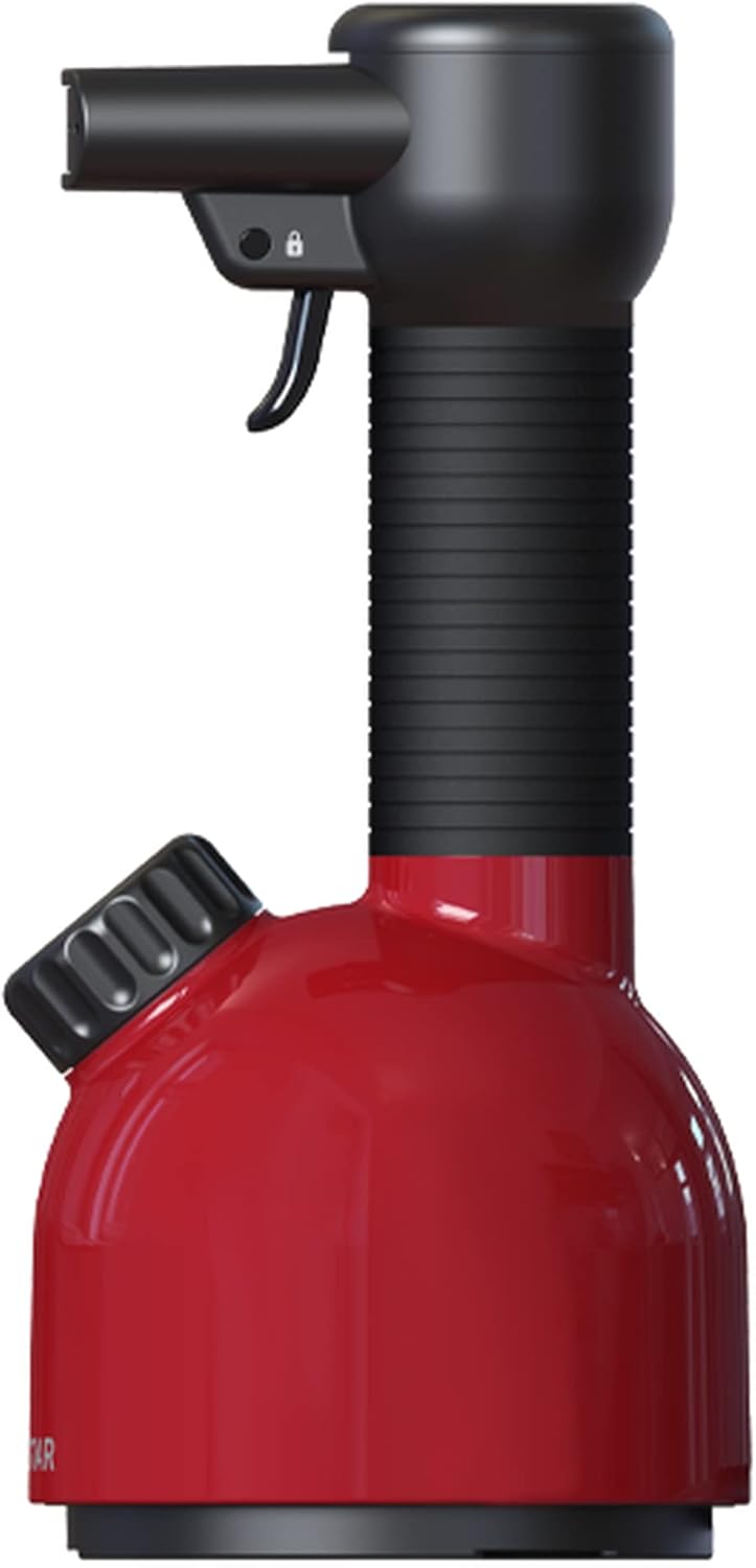 Laurastar IGGI Intense Red Tragbare Dampfreiniger, Desinfiziert und Dekontaminiert Textilien und Geg