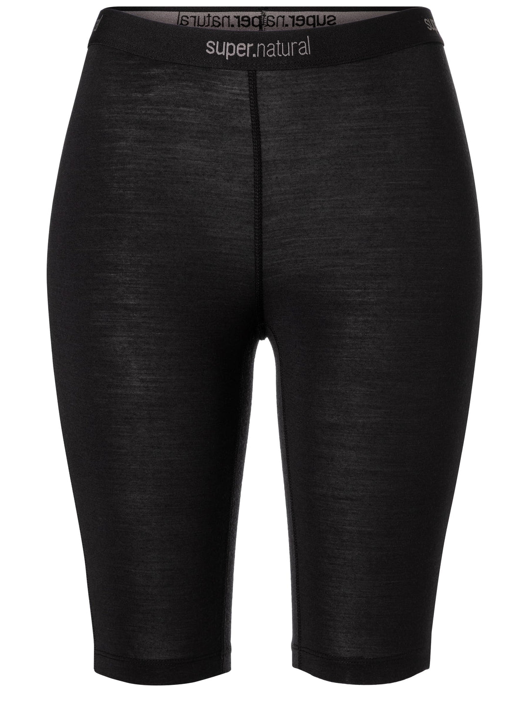 super.natural Damen Baselayer-Hose W Tundra175 Short Tight L Jet Black, L Jet Black