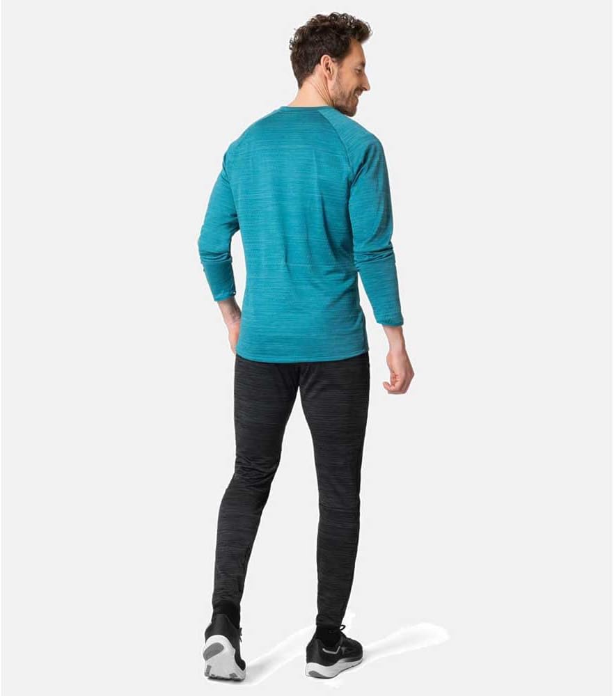 Odlo Damen Run Easy Warm_313612 Sweater (1er Pack) S Saxony Blue Melange, S Saxony Blue Melange