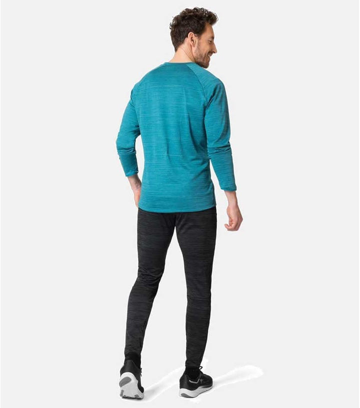 Odlo Damen Run Easy Warm_313612 Sweater (1er Pack) S Saxony Blue Melange, S Saxony Blue Melange