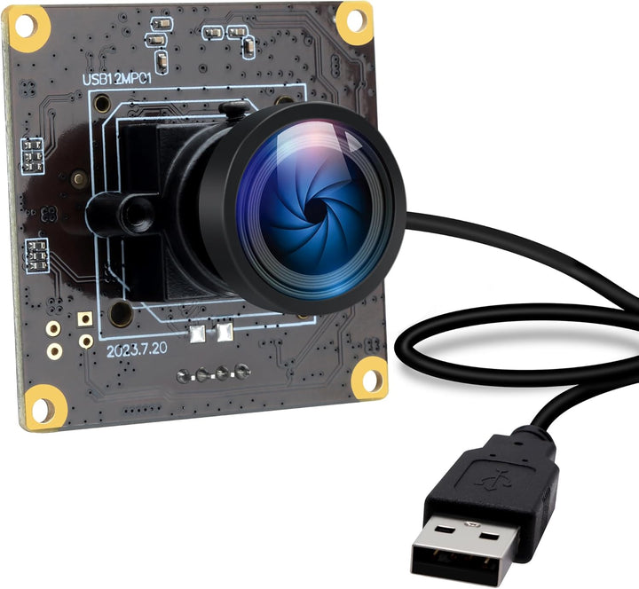 120fps USB-Kameramodul 12MP Hochgeschwindigkeits Golfschwung Kamera 4K USB-Sicherheitskamera Plug an