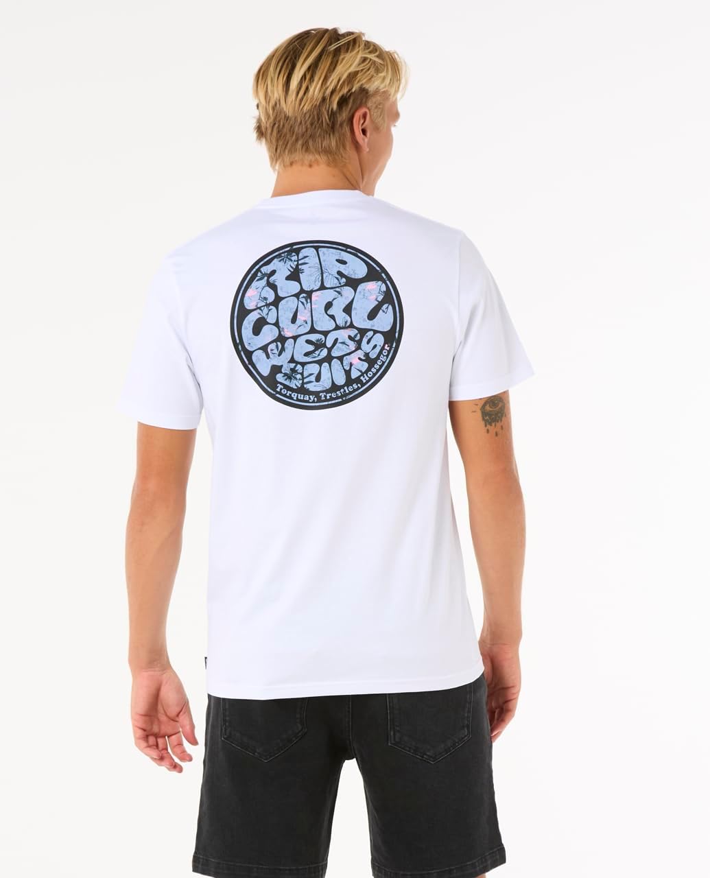 Rip Curl Herren Wettie Passage Icon T-Shirt Wettie Passage Icon T-Shirt S Weiss 251, S Weiss 251