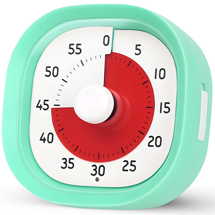 Visueller Timer Kinder mit mit Stummer Flash Funktion, 60-Minuten-Visual Timer für Kinder für Kinder