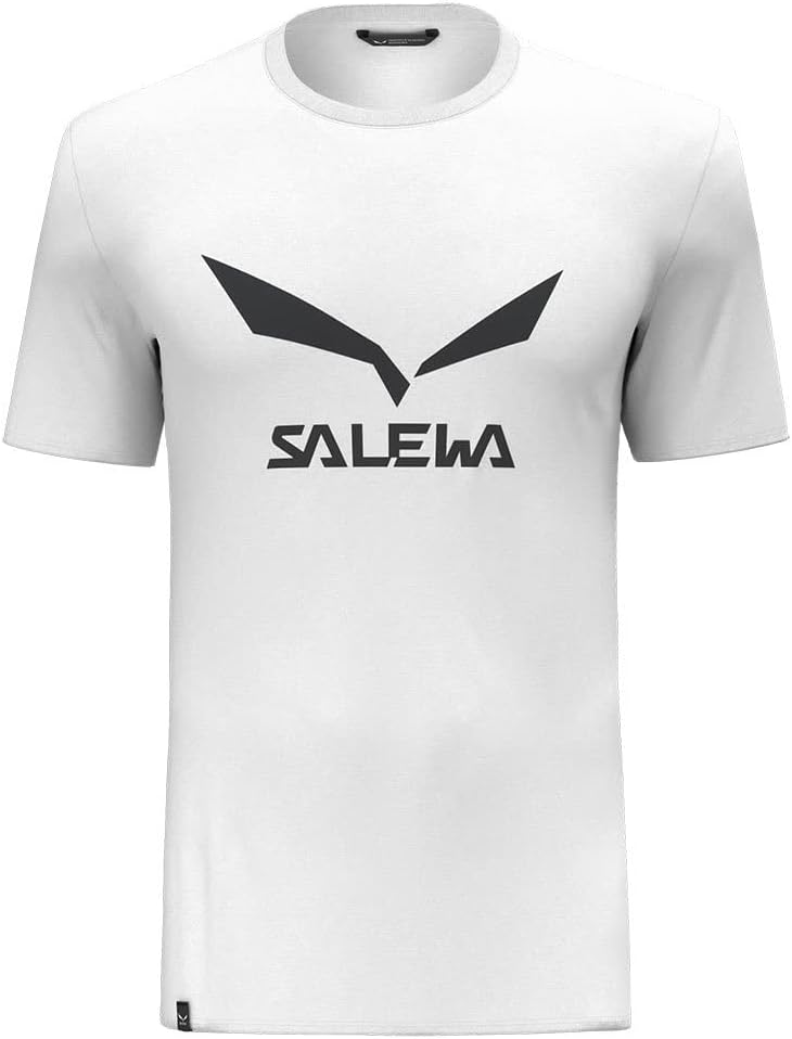 SALEWA Herren SOLIDLOGO DRY T-Shirt M Weiss, M Weiss