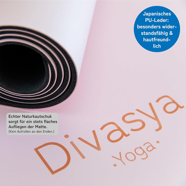 Premium Yogamatte rutschfest: Naturkautschuk rutschfest & japanische professional grip Oberfläche |