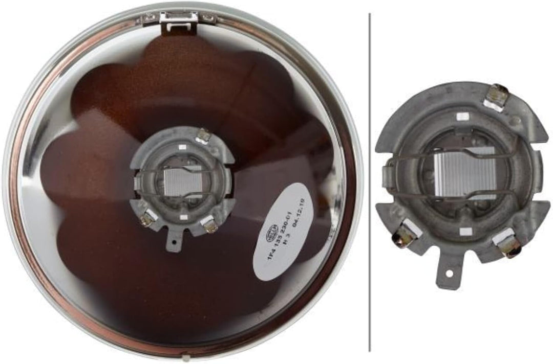 HELLA 1F4 005 750-611 Halogen-Fernscheinwerfer - Comet 500 - 12/24V - rund - Referenzzahl: 37.5 - An