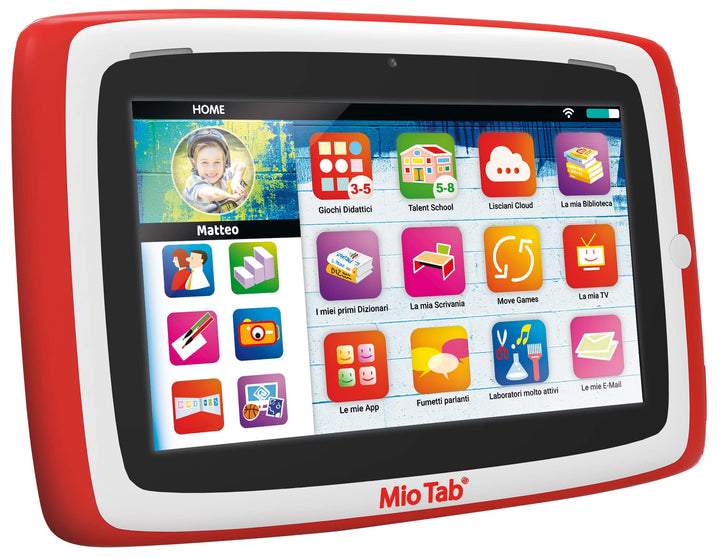 Liscianigiochi -Mio Tab 7'' Smart Advanced, Kinder 6-12 Jahre, Speicher 16 GB, autonom, sensorische