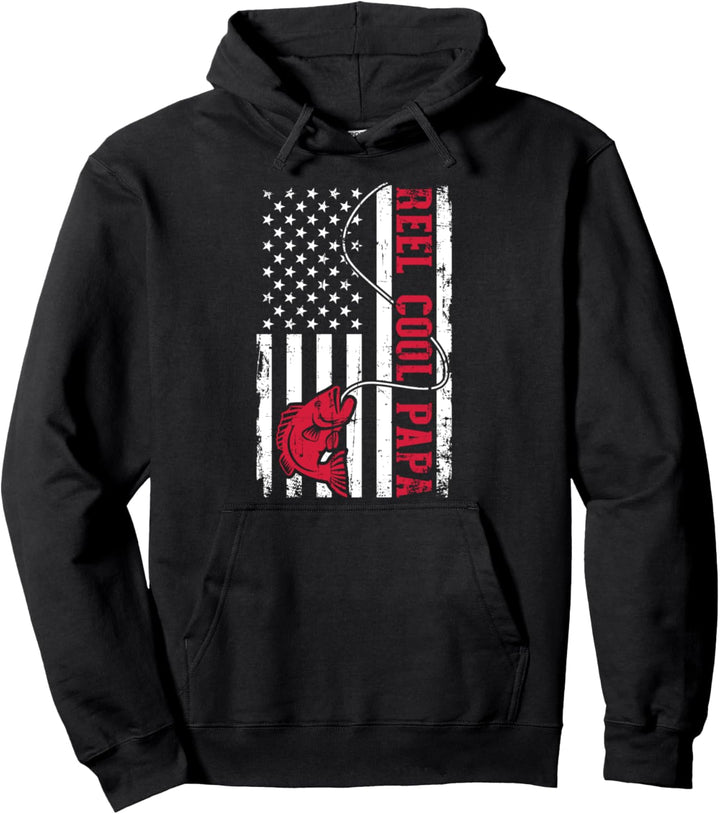 Angeln reel cool papa Vater Pullover Hoodie