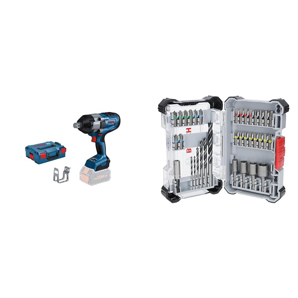 Bosch Professional 18V System BITURBO Akku Drehschlagschrauber GDS 18V-1050 H (L-BOXX-Einlage, ohne
