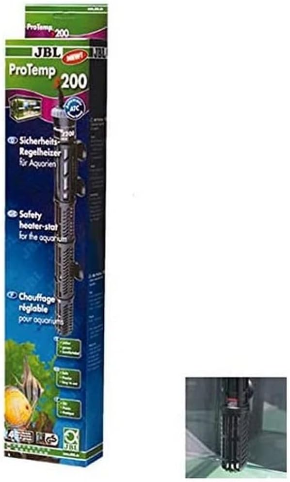 JBL ProTemp s200 Regelheizer für Süss- und Meerwasser-Aquarien für 100 - 300 l Für 100-300 l, Für 10