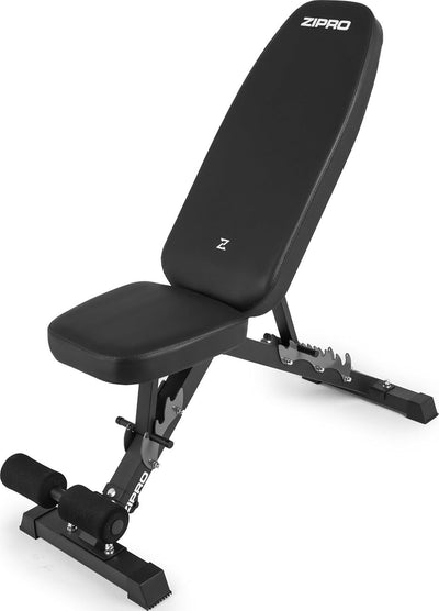 Zipro klappbare Trainingsbank, Bankdrücken, Fitnessbank, Multifunktion Sit up bank, Fitnessgeräte, F