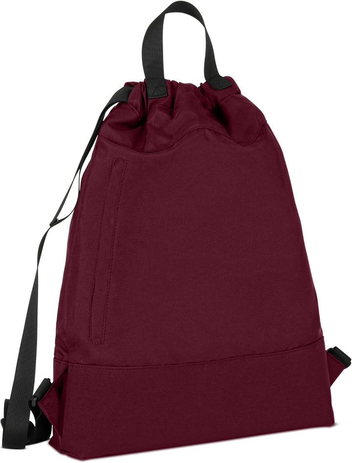 LARKSON Turnbeutel Damen &amp; Herren Rot - No 7 - Rucksack Damen für Sport und Festival - Beutel Rucksa