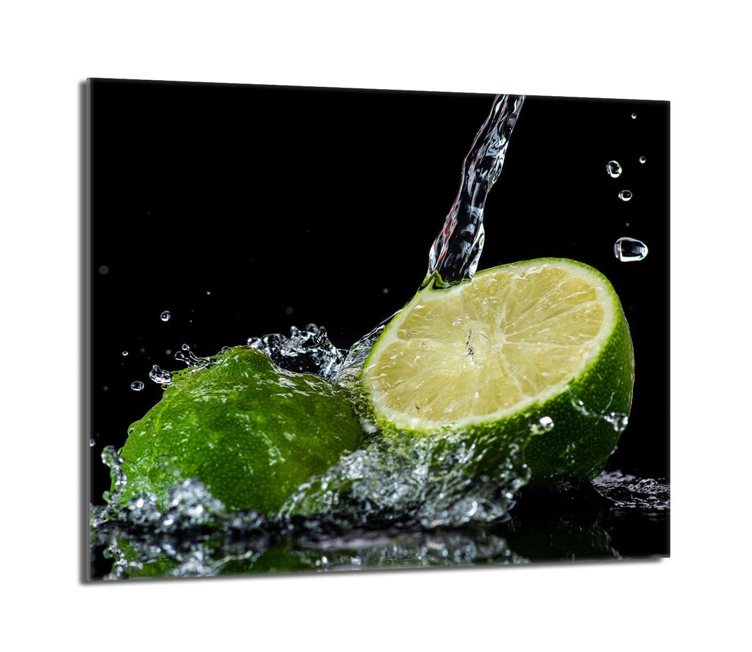 Herdabdeckplatte 60x52 Einteilig Glas Elektroherd Induktion Herdschutz Spritzschutz Glasplatte Deko