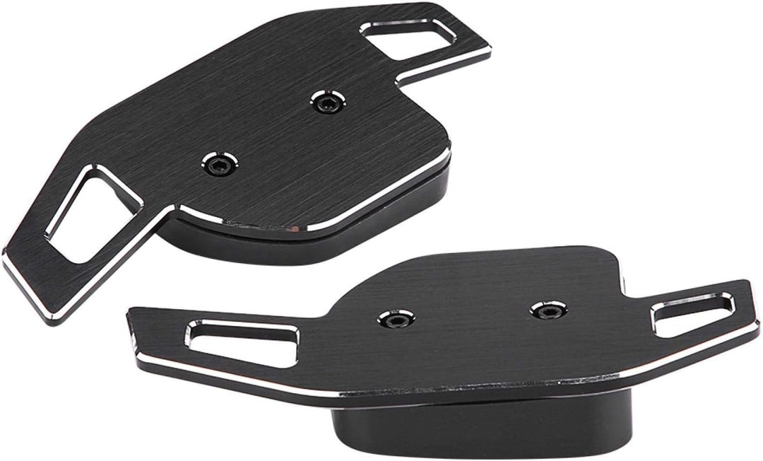 Qiilu Lenkradschaltpaddel für B Modell 1 Paar Aluminium-Lenkradschaltpaddel Auto Extended Blade Shif