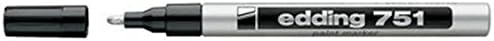 Lackmarker edding 751, ca. 1,0-2,0mm, silber