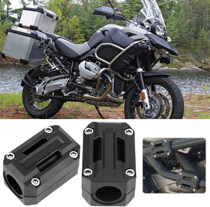 3 Paar Motorradstossstange dekorative Blöcke Motorschutz Stossstange dekorativer Blockschutz Dekorsc