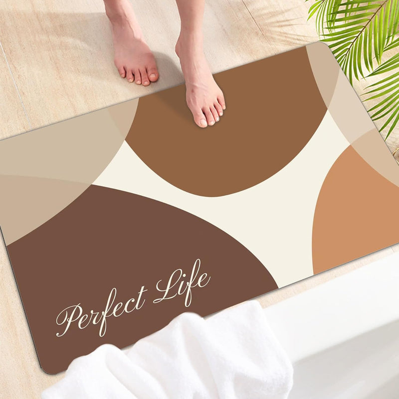 YeahBoom Super Absorbierende Bodenmatte,40 * 60cm Schmutzabweisend Bodenmatte Für Bad,rutschfest Küc
