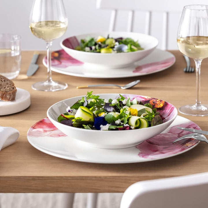 Villeroy & Boch Gourmetteller Coupe, Floral, 32 x 32 x 2,5 cm Plato gourmet Floral, Plato gourmet Fl