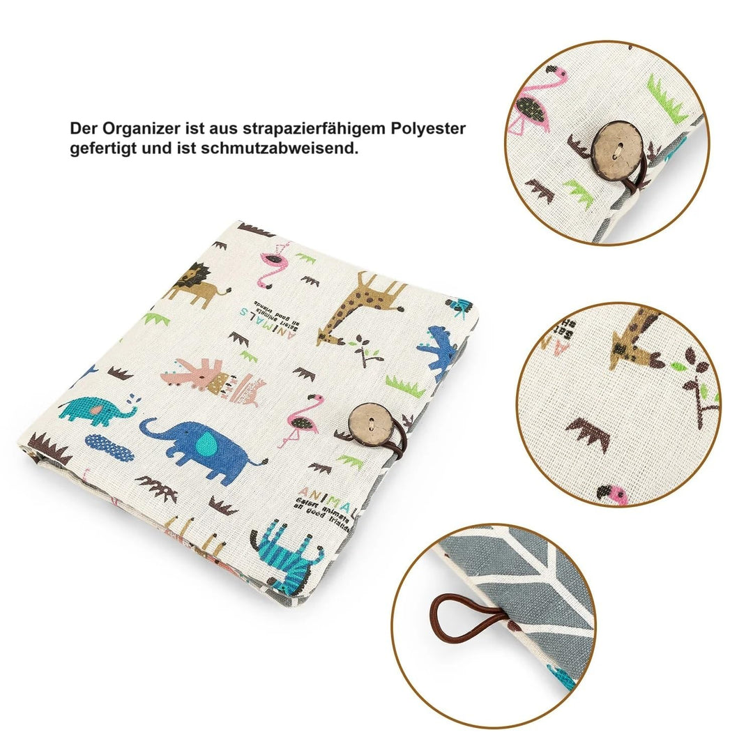 Windeltasche für unterwegs für Jungen und Mädchen - Organizer 2 in 1 - kleine Wickeltasche mit sehr