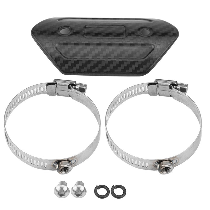 Motorrad Auspuff Hitzeschutzblech, Motorrad Auspuff Mittelrohr Hitzeschild Montageteile für Abgasanl
