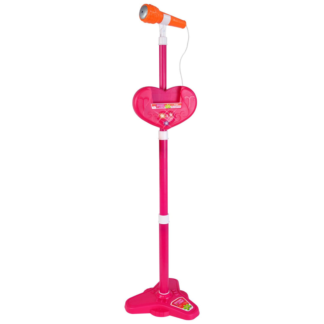 BONTEMPI - Wirelessstage Mic kabelloses Bühnenmikrofon für grenzenlose Auftritte Rosa verstellbare S