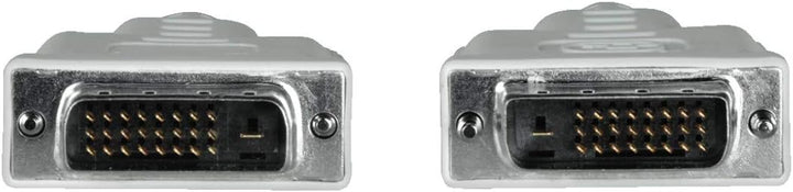 Hama 20156 Pack 10 Kabel DVI Dual Link männlich/männlich 1,8 m schwarz/grau