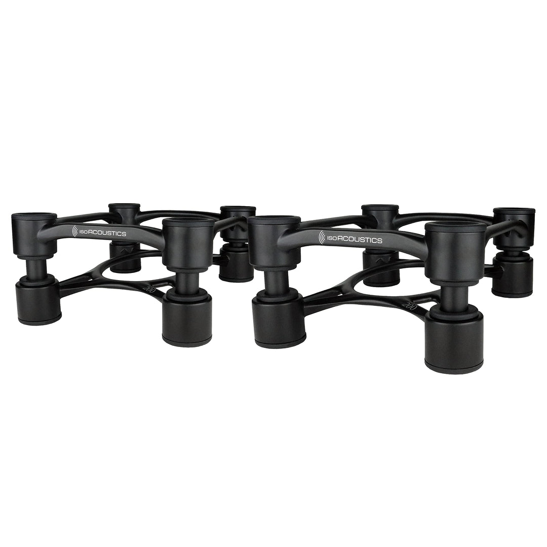 IsoAcoustics Aperta-Serie mit Lautsprecherstativen, schwingungsdämpfend, mit einstellbarer Neigung: