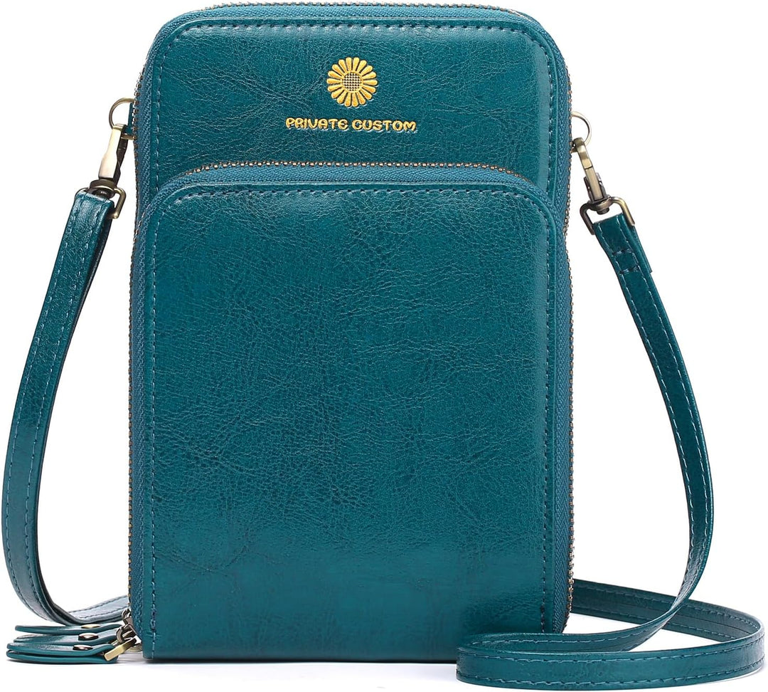 SENDEFN Handytasche zum Umhängen - Handy Umhängetasche Damen Handytasche Leder Handytasche mit Geldb