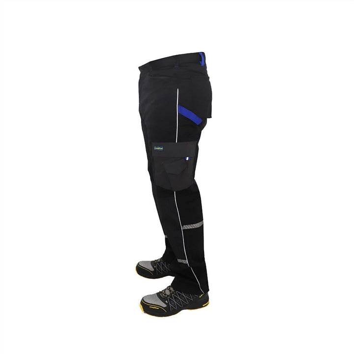 Goodyear Herren Reflective Trim Dreiergruppe nähte Multi-Werkzeug-Taschen Moderne Fracht Kneepad Tas
