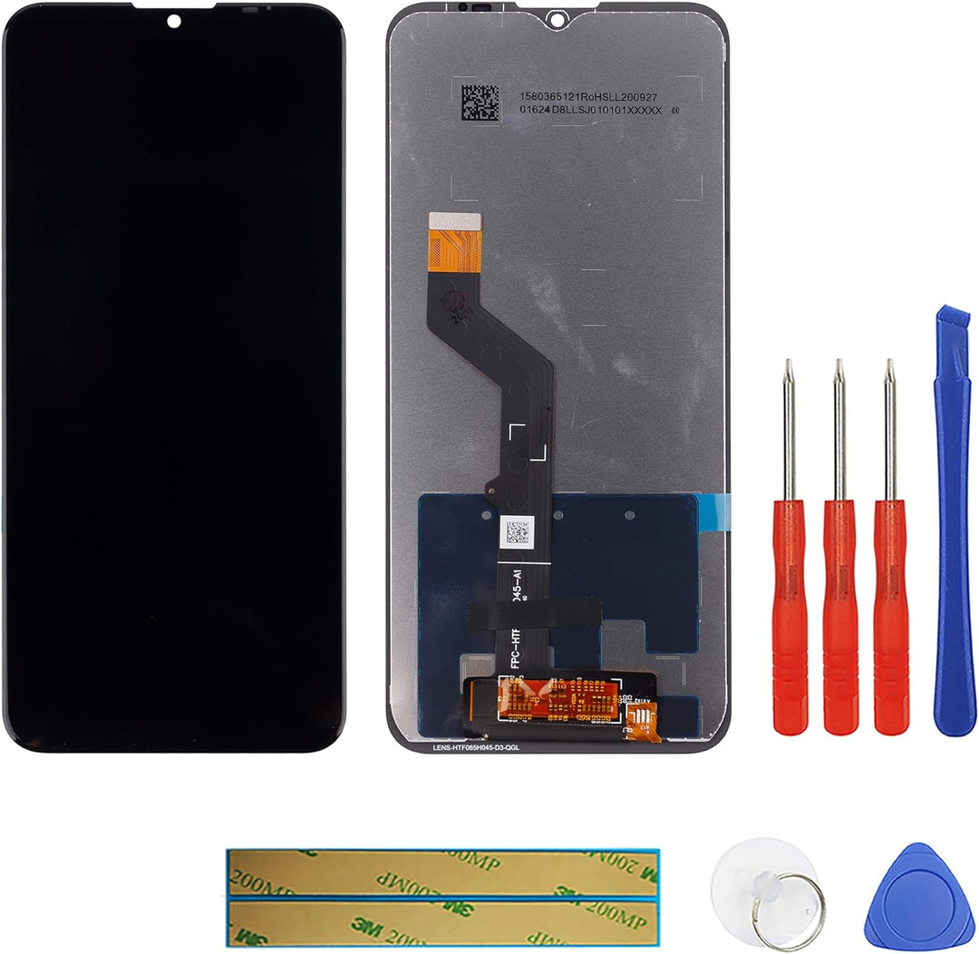 swark LCD Display Kompatibel mit Moto G9 Play & Moto E7 Plus (Schwarz) Touchscreen Digitizer Assembl