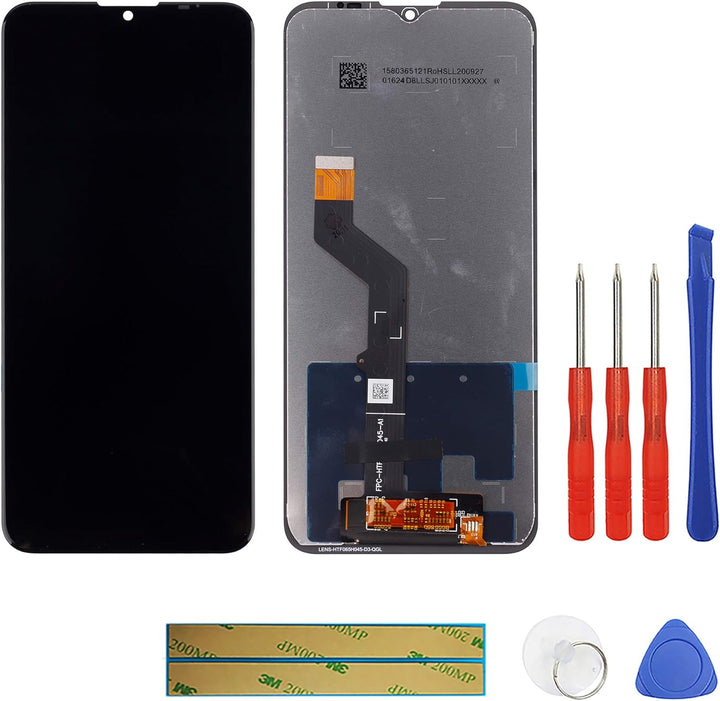 swark LCD Display Kompatibel mit Moto G9 Play & Moto E7 Plus (Schwarz) Touchscreen Digitizer Assembl