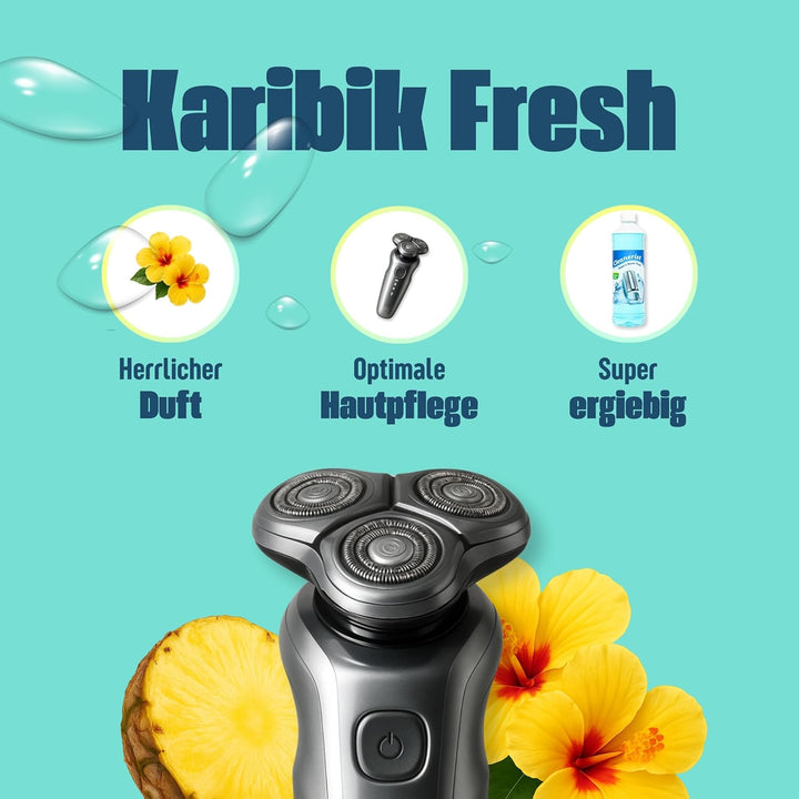 2x1 Liter CleaneristJet &amp; Smart Fluid Reinigungsflüssigkeit Kompatibel-Ersatz mit Philips Rasierer