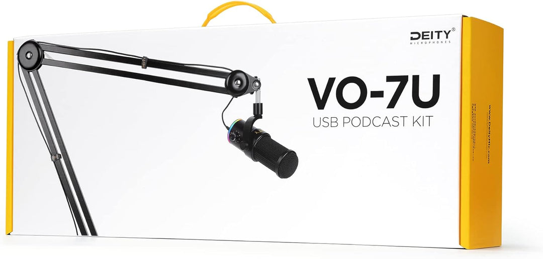 Deity VO-7U Mikrofon: Ganzmetall dynamisches Kondensatormikrofon für Podcasting, Live-Streaming, Gam