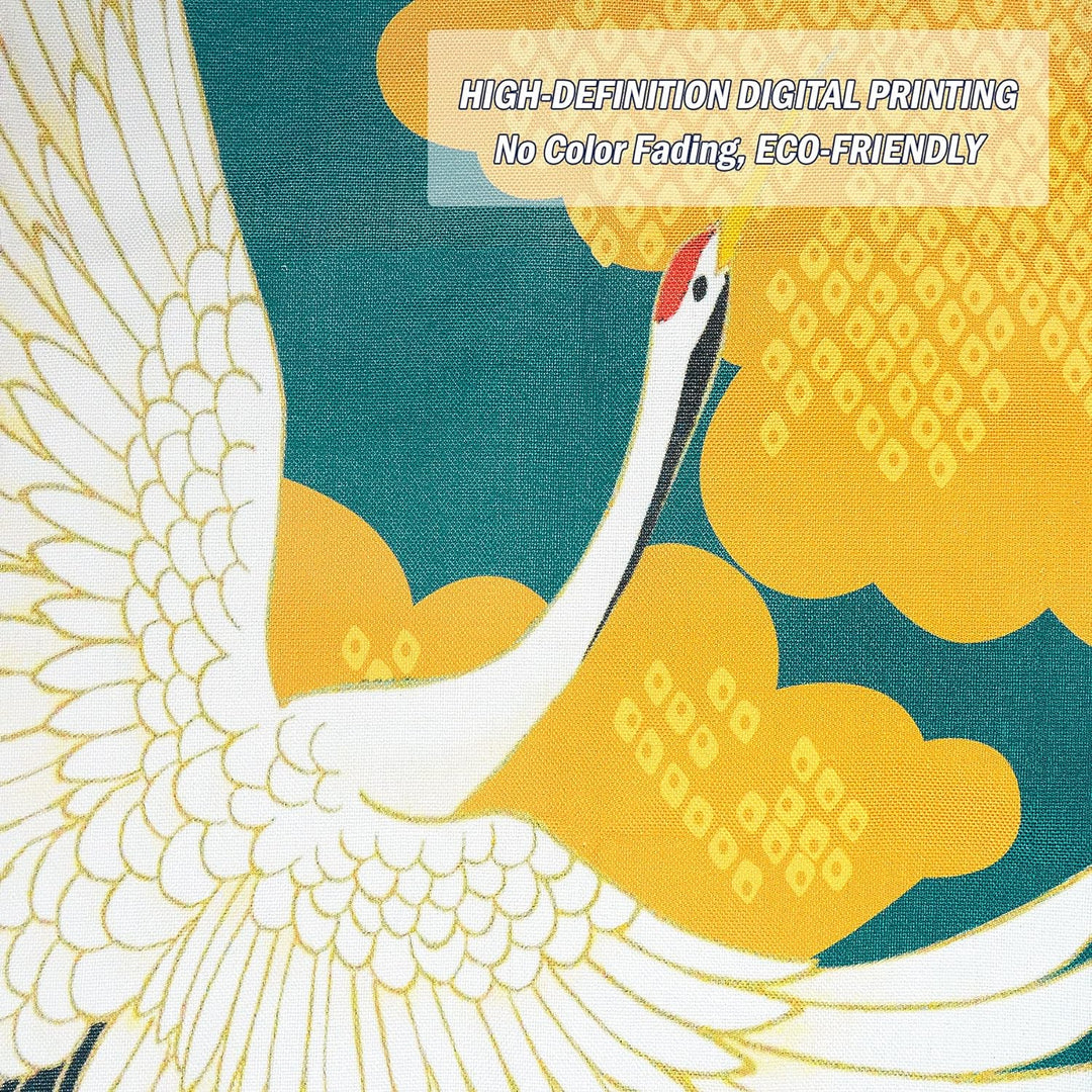 LIGICKY Japanischer Stil Dick Noren Lang Vorhang Doppelseitig Druck TürVorhang Raumteiler Tapisserie