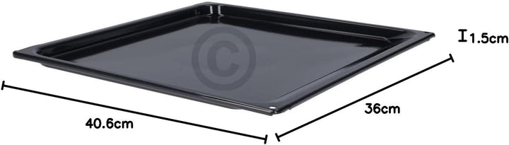 Backblech kompatibel mit gorenje 334774 AC037 emailliertes Blech für Backofen