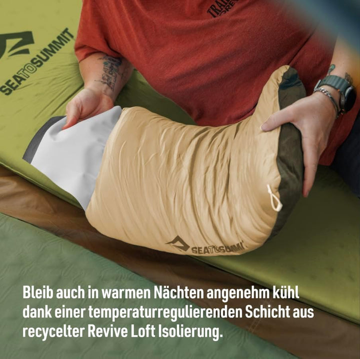 Sea to Summit FoamCore Camping- und Reisekissen, Regulär (34 x 24 cm), Seestern Starfish Normal (34