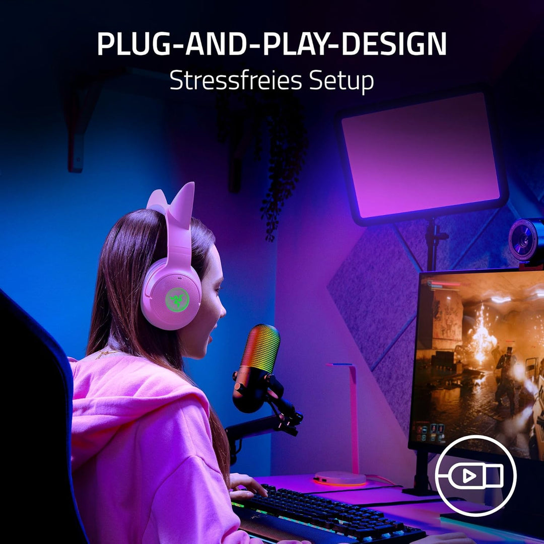 Razer Seiren V3 Chroma - RGB-USB-Mikrofon mit Tap-to-Mute (Reaktive Beleuchtung, Supernieren-Kondens