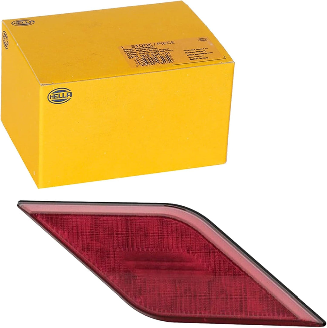 HELLA - Heckleuchte - Shapeline Style - LED - 24/12V - Anbau/geschraubt - Lichtscheibenfarbe: rot -