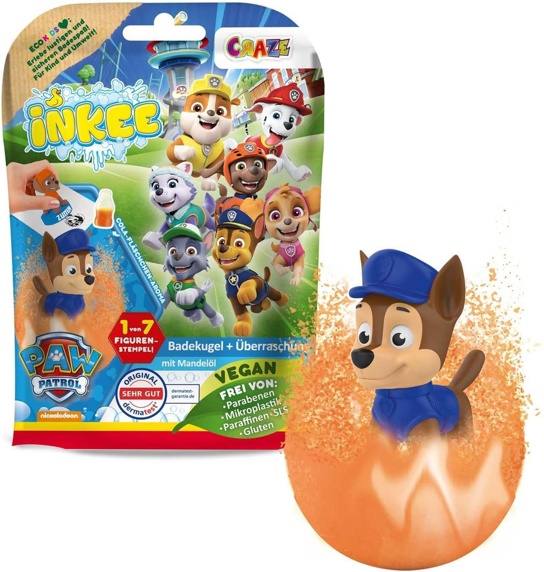 INKEE Paw Patrol Badebomben für Kinder, mit Überraschung, Paw Patrol Spielzeug für die Badewanne, mi