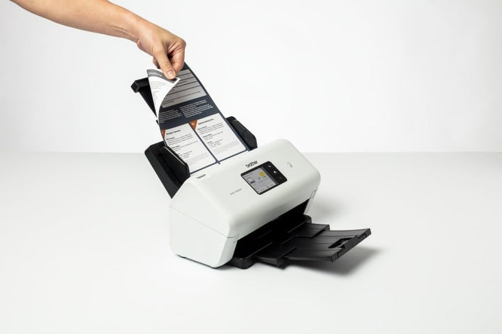 Brother ADS-4500W, Flexibler Dokumentenscanner mit USB, LAN und WLAN, Duplex Scan, Touchscreen, ADS4