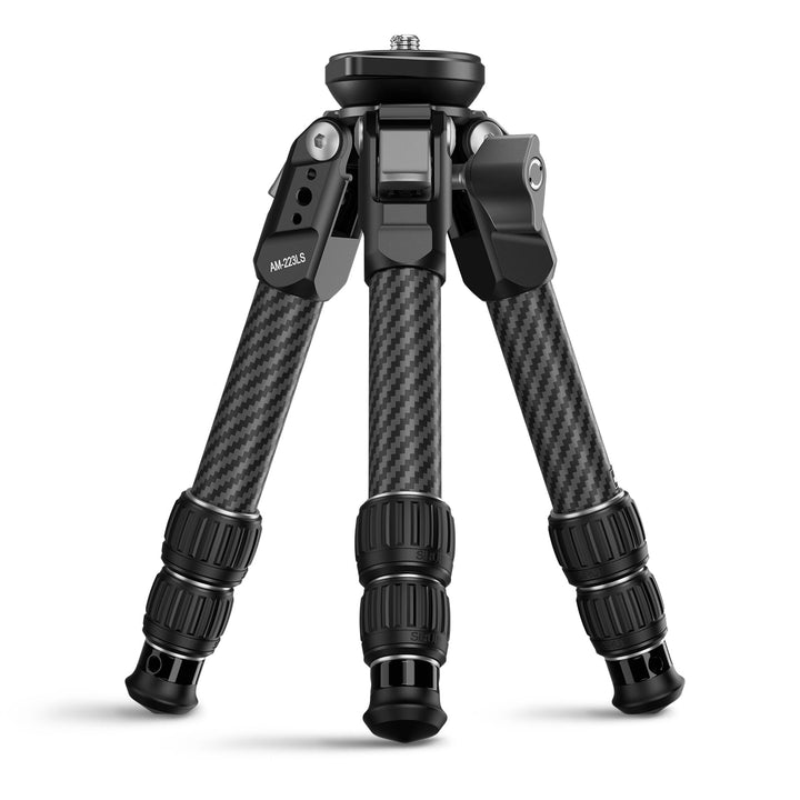 SIRUI AM-223LS Carbon Mini-Stativ mit Bowl-Basis, Tischstativ 36,9 cm max. Höhe, 15 kg Traglast, 0,7