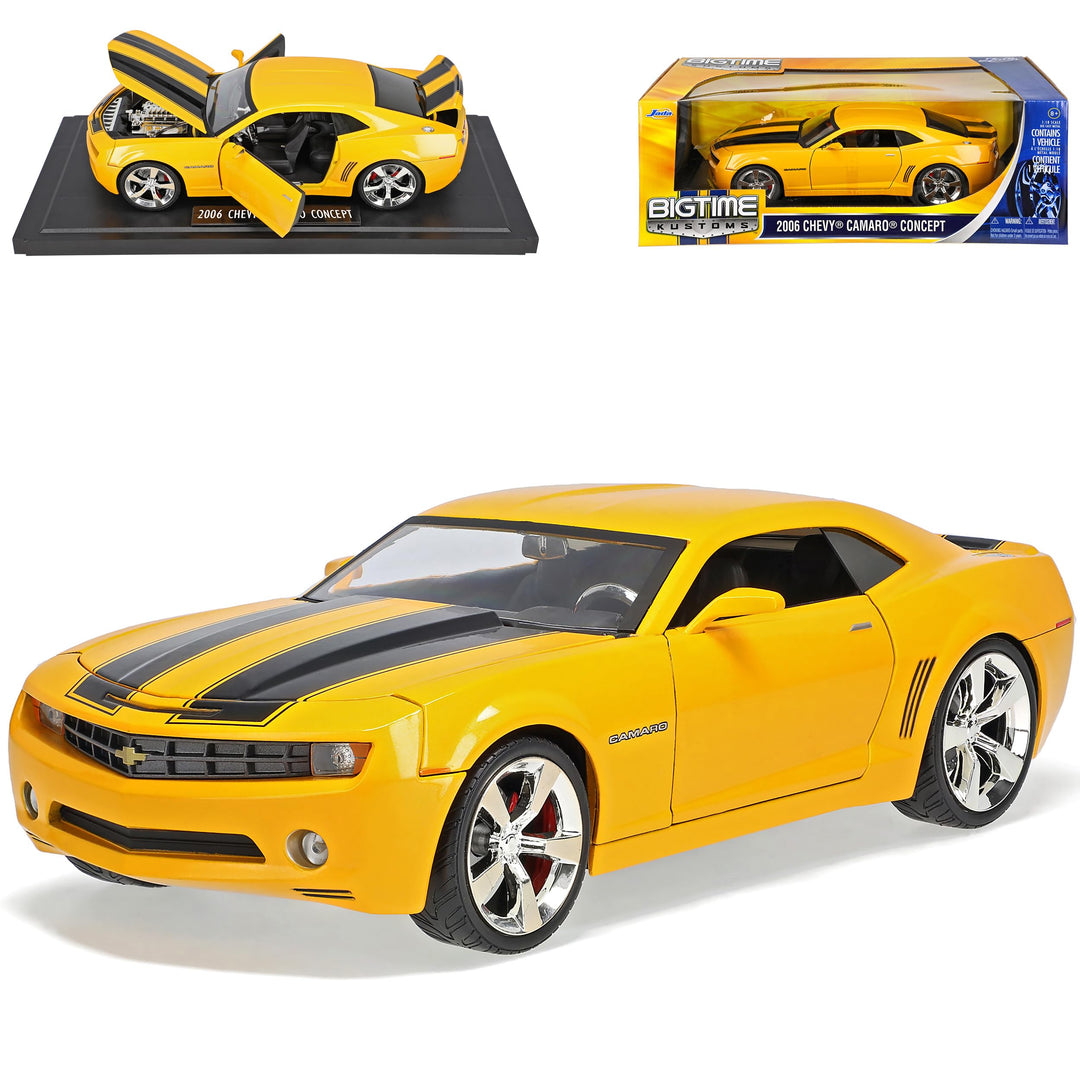 Chevrolet Chevy Camaro Concept 2006 Gelb Bumble Bee Bumblebee Transformers 1/18 Jada Jadatoys Modell