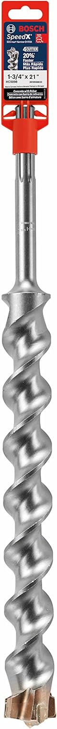 BOSCH HC5098 SDS-max Bohrhammer-Bit, 3,5 cm x 53,3 cm 1 3/4" Diameter Länge: 53,3 cm, 1 3/4" Diamete