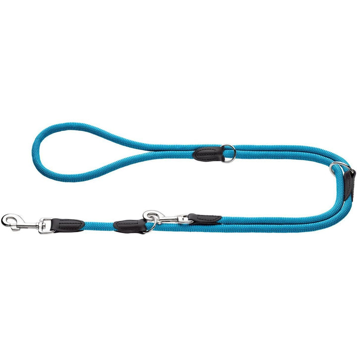 HUNTER Freestyle Verstellbare Führleine für Hunde, robust, wetterfest, 0,8/200 cm, petrol 0,8 x 200